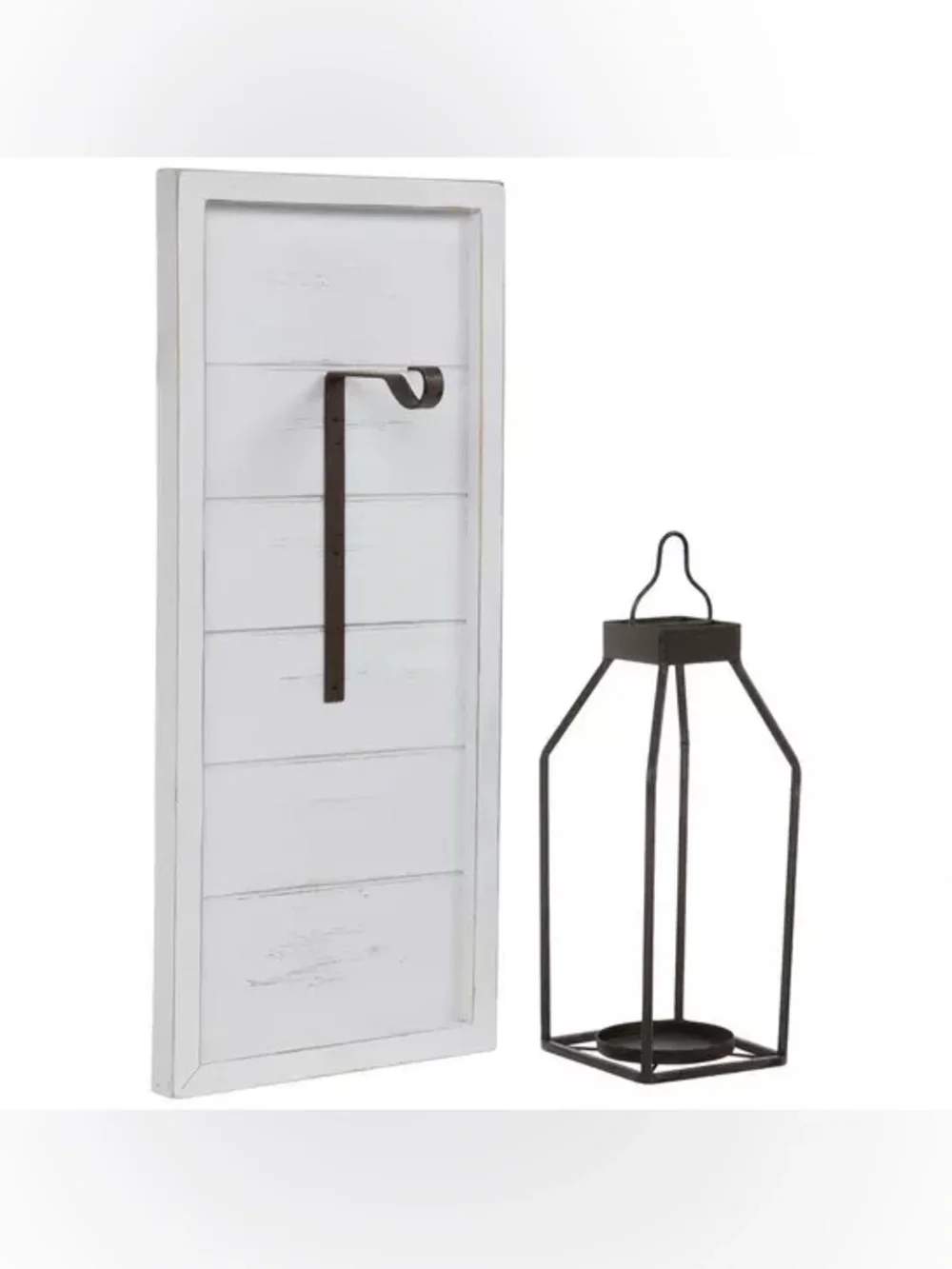 Lantern Shiplap Wood Wall Sconce
